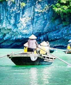 Rowing Boat in Halong Bay - Hanoi local tours