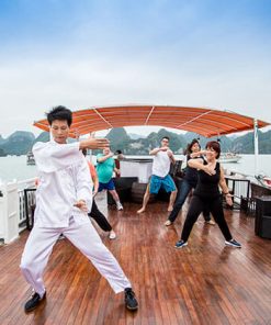 TaiChi Exercise on Cruise - Hanoi Local Tours