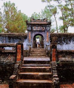 Tu Duc Tomb in Hue hanoi vietnam tour package