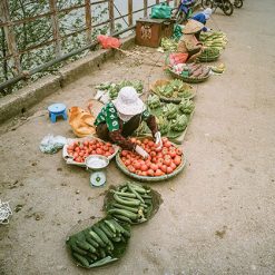 Market on Long Bien Bridge Hanoi tour packages