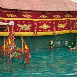 Water Puppet Show stage - Hanoi local tours