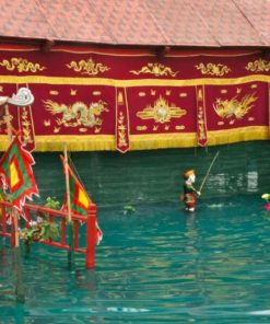 Water Puppet Show stage - Hanoi local tours