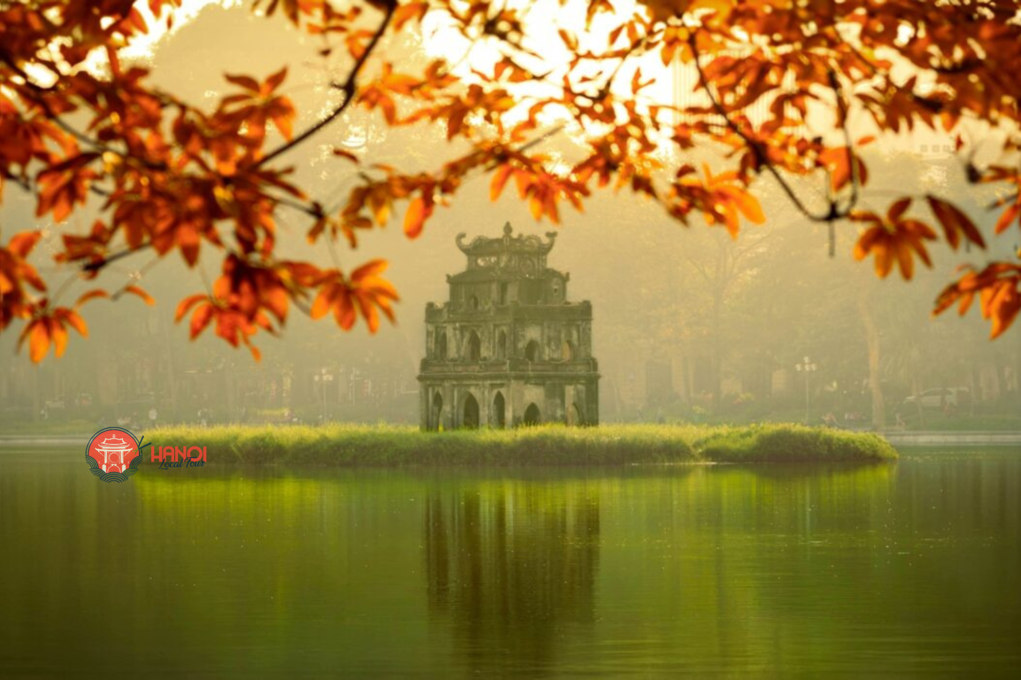 hanoi turtle tower - hanoi day tour