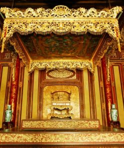 see the royal throne of the Nguyen emperors in day trip from hanoi