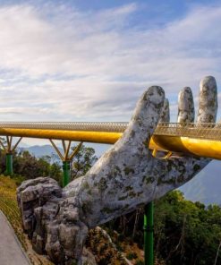 visit golden bridge in danang day tours from hanoi