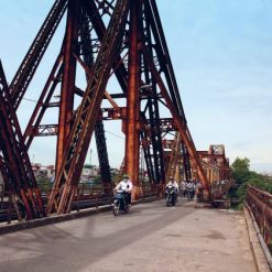 Long Bien bridge by Hanoi local tours